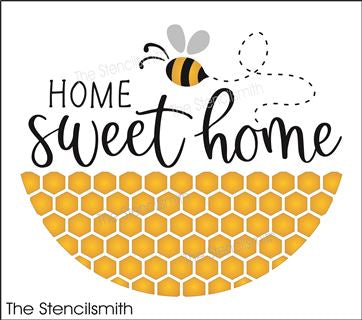 Honey Bee Decor for Kitchen. Barn Quilts. Wood Sign with Honeycomb Pattern  and Bee.