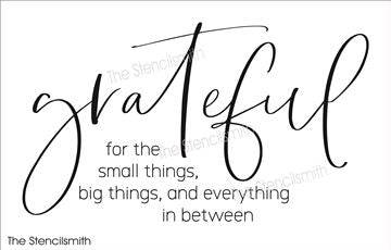 8022 - Grateful for the small things - The Stencilsmith