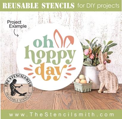 8026 - oh hoppy day - The Stencilsmith