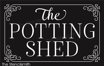8031 - The potting shed - The Stencilsmith