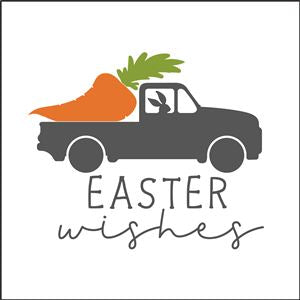 8035 - easter wishes - The Stencilsmith
