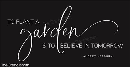 8040 - to plant a garden - The Stencilsmith