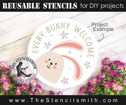 8047 - every bunny welcome - The Stencilsmith