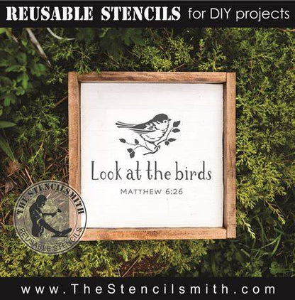 8063 - Look at the birds - The Stencilsmith