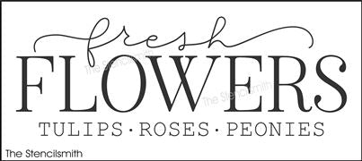 8141 - fresh flowers - The Stencilsmith