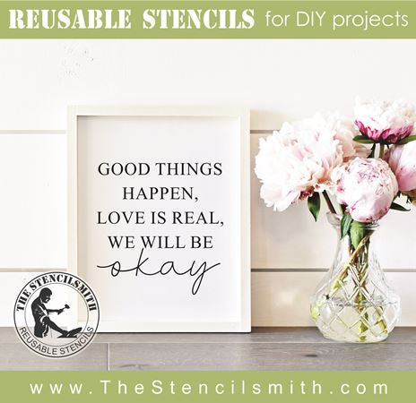 8146 - good things happen - The Stencilsmith