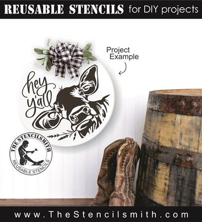 8261 - hey y'all - The Stencilsmith