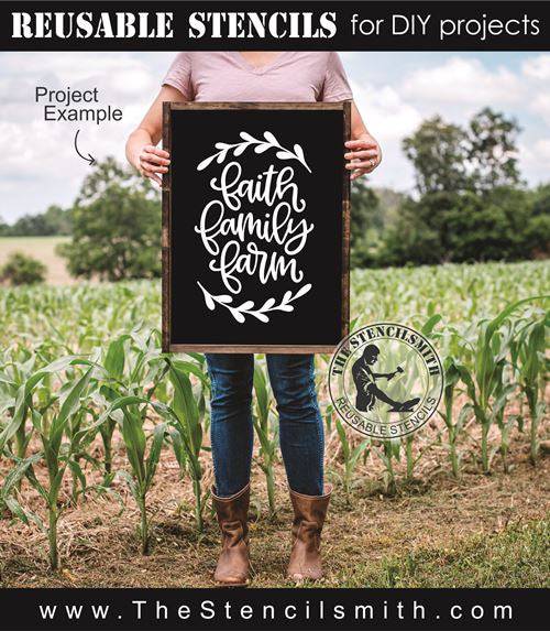 8287 - faith family farm - The Stencilsmith