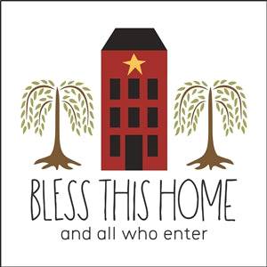 8305 - Bless this home and all who enter - The Stencilsmith
