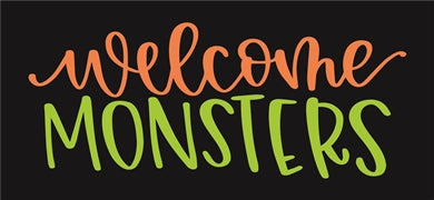 8346 - welcome monsters - The Stencilsmith