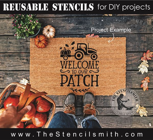 8350 - welcome to our patch - The Stencilsmith