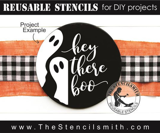 8357 - hey there boo - The Stencilsmith