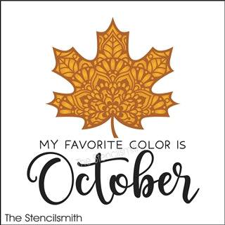 8362 - my favorite color is fall - The Stencilsmith