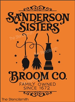 8363 - Sanderson Sisters Broom Co - The Stencilsmith