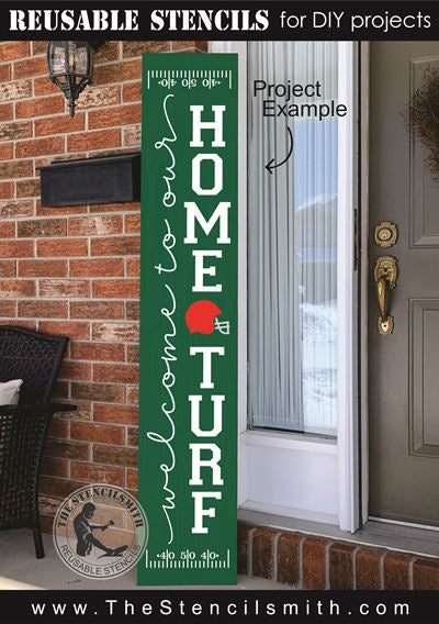 8389 - Welcome to our home turf - The Stencilsmith