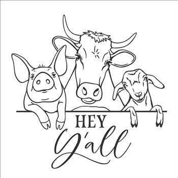 8402 - Hey Y'all - The Stencilsmith