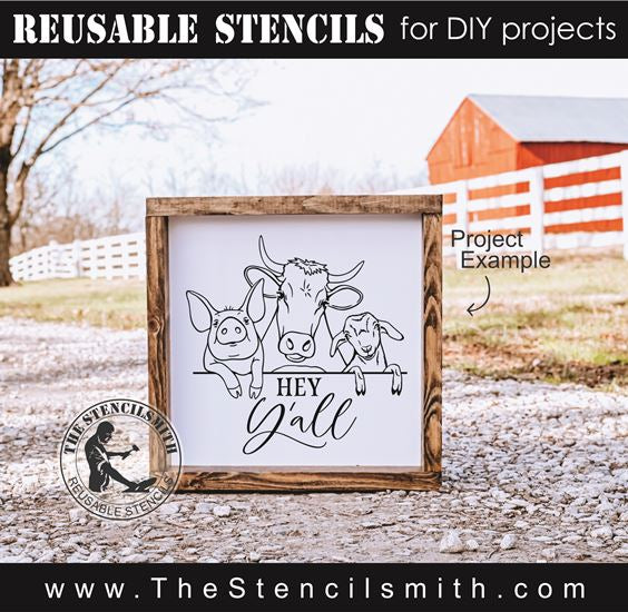 8402 - Hey Y'all - The Stencilsmith