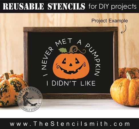 8423 - I never met a pumpkin - The Stencilsmith