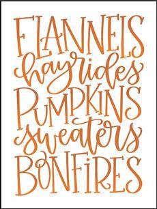 8450 - flannels hayrides - The Stencilsmith