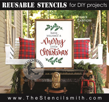 8477 - have yourself a merry little christmas - The Stencilsmith