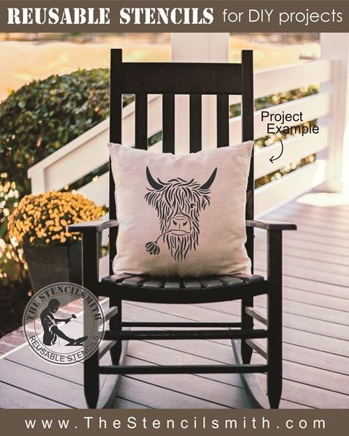 8480 - highland cow - The Stencilsmith