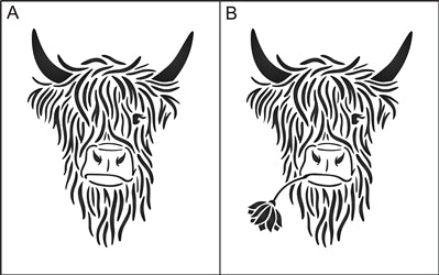 8480 - highland cow - The Stencilsmith