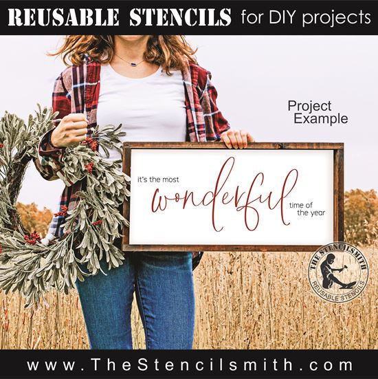 8499 - It's the most wonderful time - The Stencilsmith
