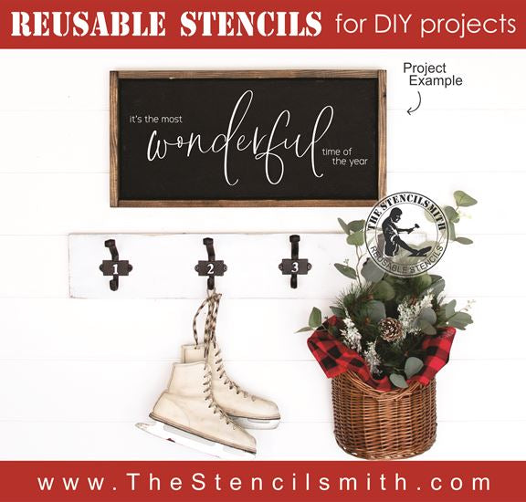 8499 - It's the most wonderful time - The Stencilsmith
