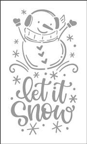 8502 - let it snow - The Stencilsmith