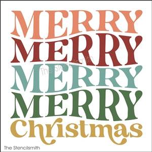8522 - merry christmas - The Stencilsmith