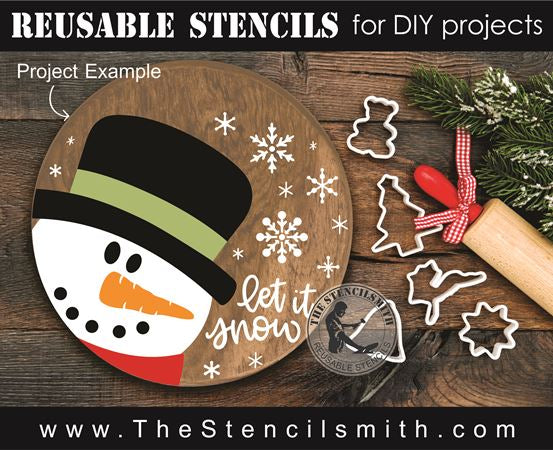 8527 - let it snow - The Stencilsmith
