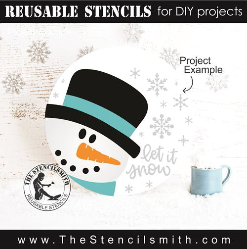 8527 - let it snow - The Stencilsmith
