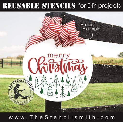 8562 - merry christmas - The Stencilsmith