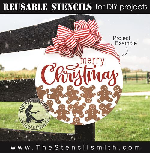 8604 - merry christmas - The Stencilsmith