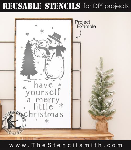 8611 - have yourself a merry little - The Stencilsmith
