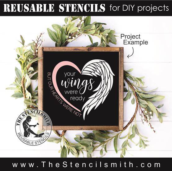 8633 - your wings were ready - The Stencilsmith