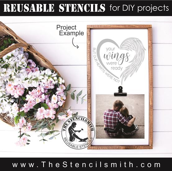 8633 - your wings were ready - The Stencilsmith
