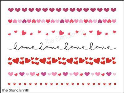 8650 - love borders - The Stencilsmith