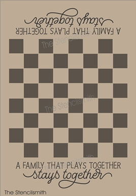 8679 - A family that plays together game board - The Stencilsmith