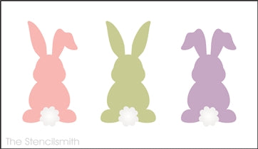 8703 - bunnies - The Stencilsmith