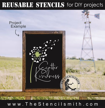 8707 - scatter kindness - The Stencilsmith