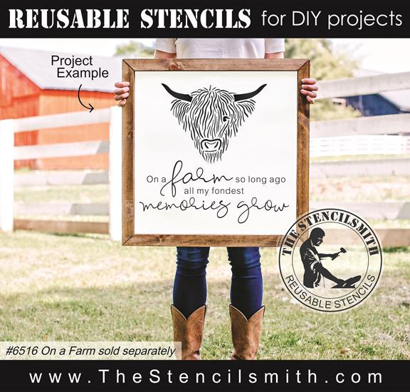 8720 - highland cow - The Stencilsmith