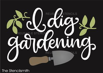 8808 - I dig gardening - The Stencilsmith