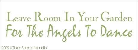 881 - Leave Room in Garden ... Angels Dance - The Stencilsmith