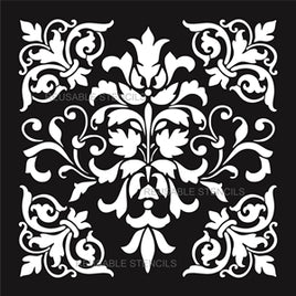 reusable damask stencil