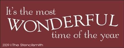 932 - It's the most Wonderful time - The Stencilsmith