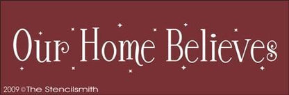 950 - Our Home Believes - The Stencilsmith