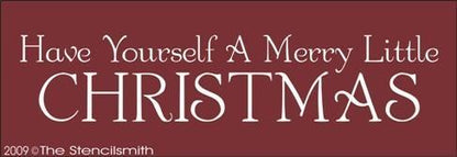 971 - Have yourself a merry little christmas - The Stencilsmith