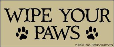 Wipe Your Paws - The Stencilsmith