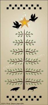 993 - Primitive Christmas Tree - The Stencilsmith